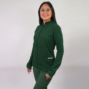 POLERÓN CLÍNICO TEXTURADO - MUJER. ART. 599-12 - VERDE