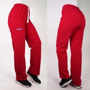 PANTALÓN CLÍNICO RECTO ANTIFLUIDO. ART. 799-5 - ROJO