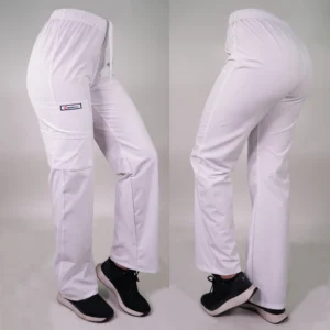 PANTALÓN CLÍNICO RECTO ANTIFLUIDO. ART. 799-7 - BLANCO