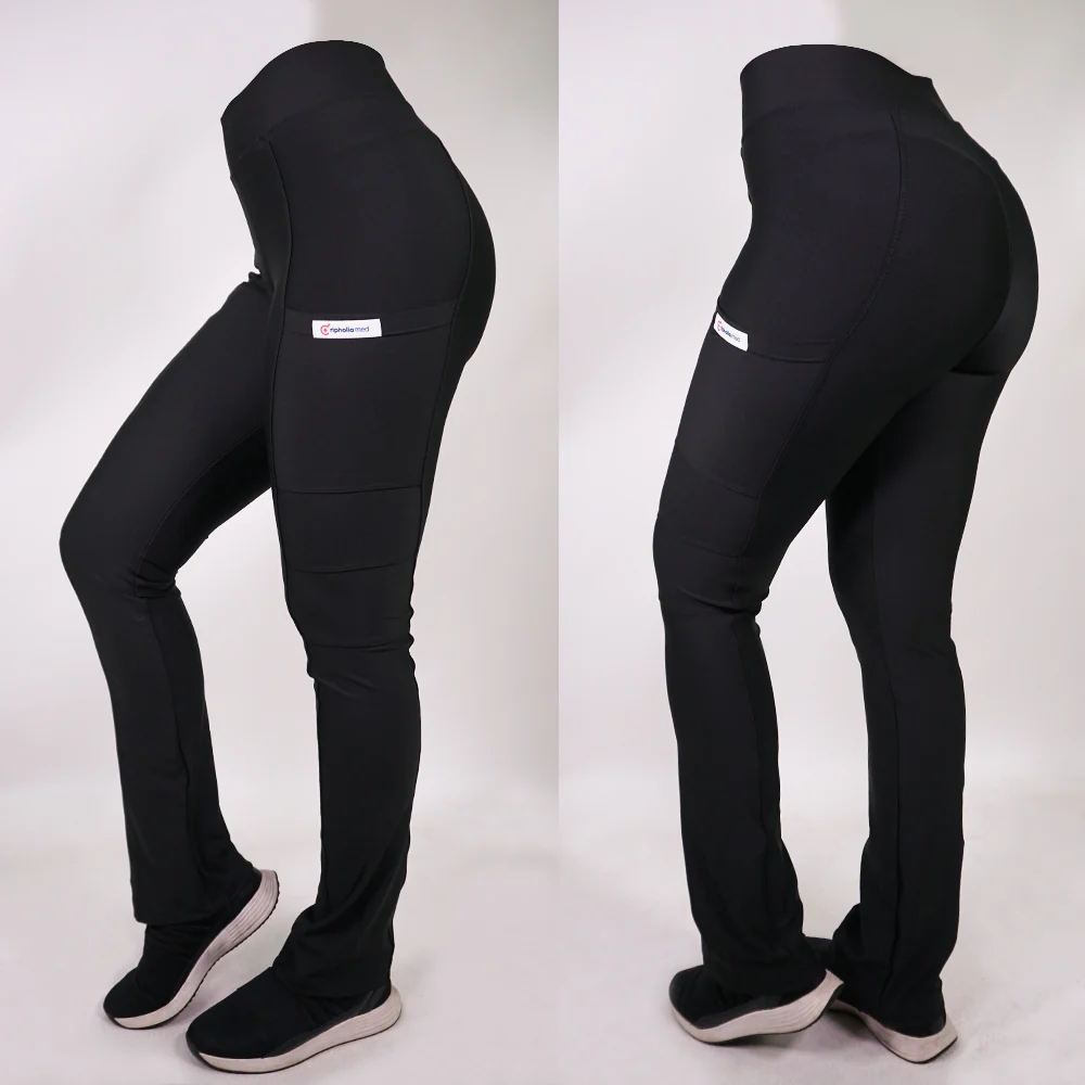 PANTALÓN CLINICO ELASTICADO SPANDEX. ART. 880-8-A - NEGRO