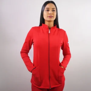 POLERÓN CLÍNICO SPANDEX - MUJER. ART. 906 - ROJO