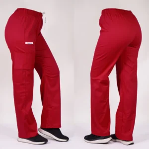 PANTALÓN CLÍNICO RECTO ALGODÓN. ART. ALG-799-5 - ROJO