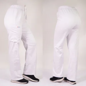 PANTALÓN CLÍNICO RECTO ALGODÓN. ART. ALG-799-7 - BLANCO