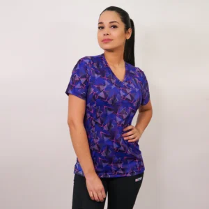 DELANTAL MUJER TELA ELASTICADA ESTAMPADA. - ART. 2345
