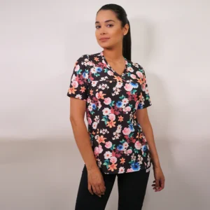 DELANTAL MUJER TELA ELASTICADA ESTAMPADA - ART. 2415