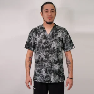 DELANTAL ELASTICADO HOMBRE TELA ESTAMPADA. GIS. ART. 657