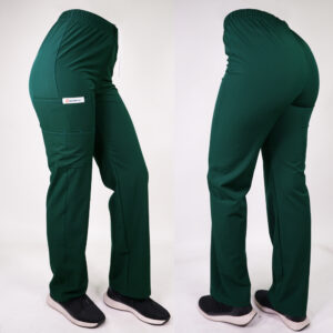 PANTALÓN CLÍNICO RECTO ANTIFLUIDO. ART. 799-12 - VERDE BOTELLA