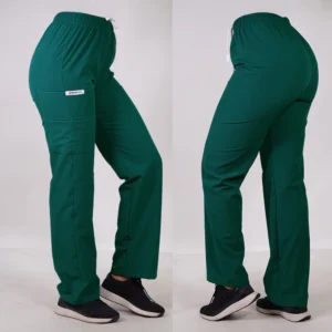 PANTALÓN CLÍNICO RECTO ANTIFLUIDO. ART. 799-20 - VERDE PABELLÓN