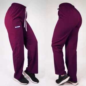 PANTALÓN CLÍNICO RECTO ANTIFLUIDO. ART.799-23 - BERENJENA