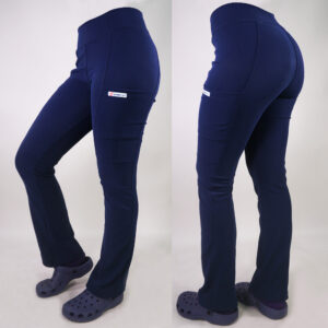 PANTALÓN CLINICO ELASTICADO SPANDEX. ART. 880-1 - AZUL MARINO
