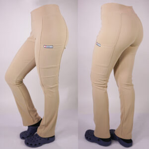PANTALÓN CLINICO ELASTICADO SPANDEX. ART. 880-11 - BEIGE