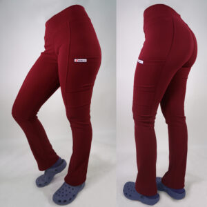 PANTALÓN CLINICO ELASTICADO SPANDEX. ART. 880-15 - BURDEO CLARO