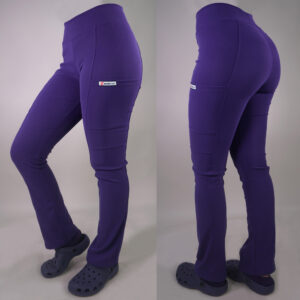 PANTALÓN CLINICO ELASTICADO SPANDEX. ART. 880-4 - MORADO