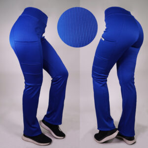 PANTALÓN CLÍNICO ELASTICADO RIB. ART. 881-2 - AZUL REY