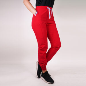 JOGGER CLÍNICO ANTIFLUIDOS. ART. 999-5 - ROJO