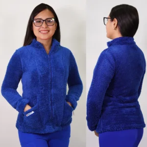 POLERÓN CLÍNICO CORDERITO - MUJER. ART. COR-2 - AZUL REY