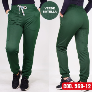 JOGGER CLÍNICO PRIVE. ART. 569-12 - VERDE BOTELLA