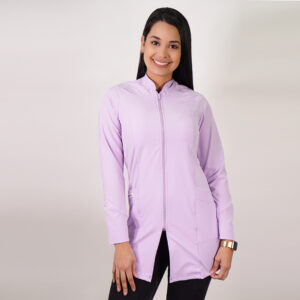 BATA MUJER TELA ANTIFLUIDOS. LILA PASTEL - ART. BC-18