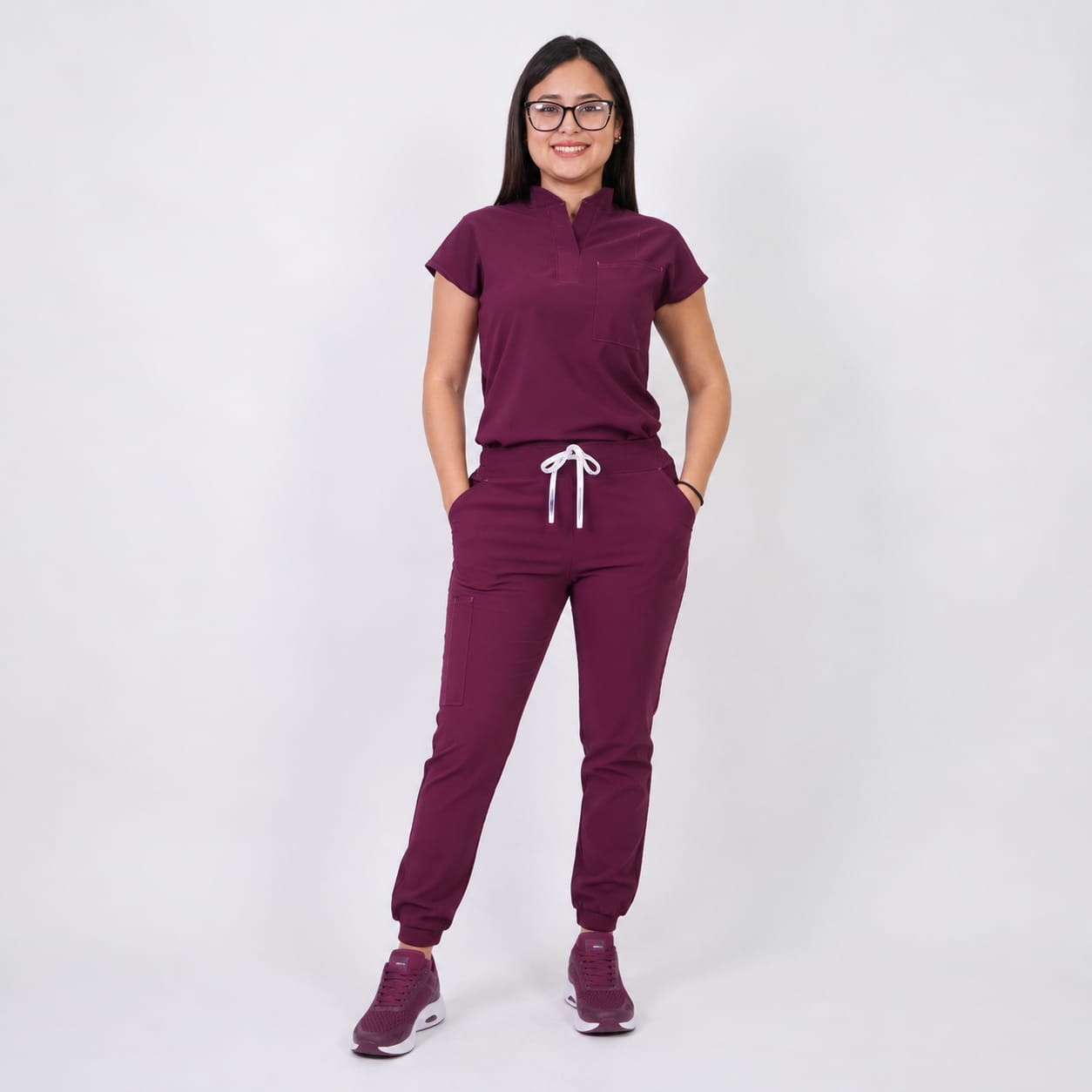 CONJUNTO ANTIFLUIDOS AMAPOLA CON JOGGER BERENJENA