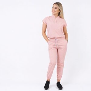CONJUNTO ANTIFLUIDOS AMAPOLA CON JOGGER PALO ROSA
