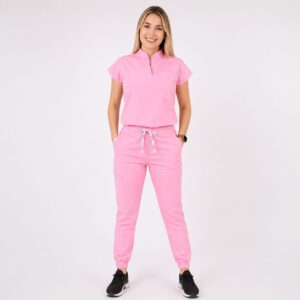 CONJUNTO ANTIFLUIDOS AMAPOLA CON JOGGER ROSADO