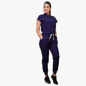 CONJUNTO ANTIFLUIDOS AMAPOLA CON JOGGER AZUL MARINO