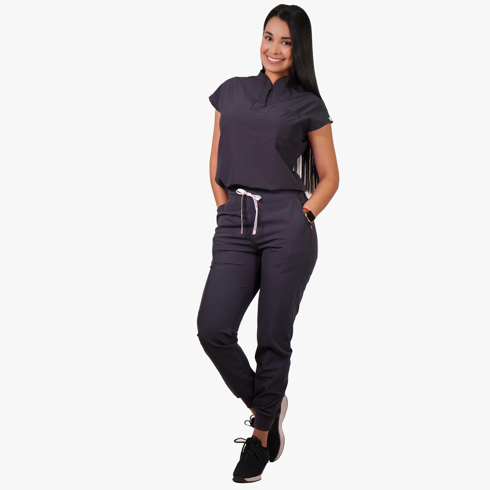 CONJUNTO ANTIFLUIDOS AMAPOLA CON JOGGER GRIS