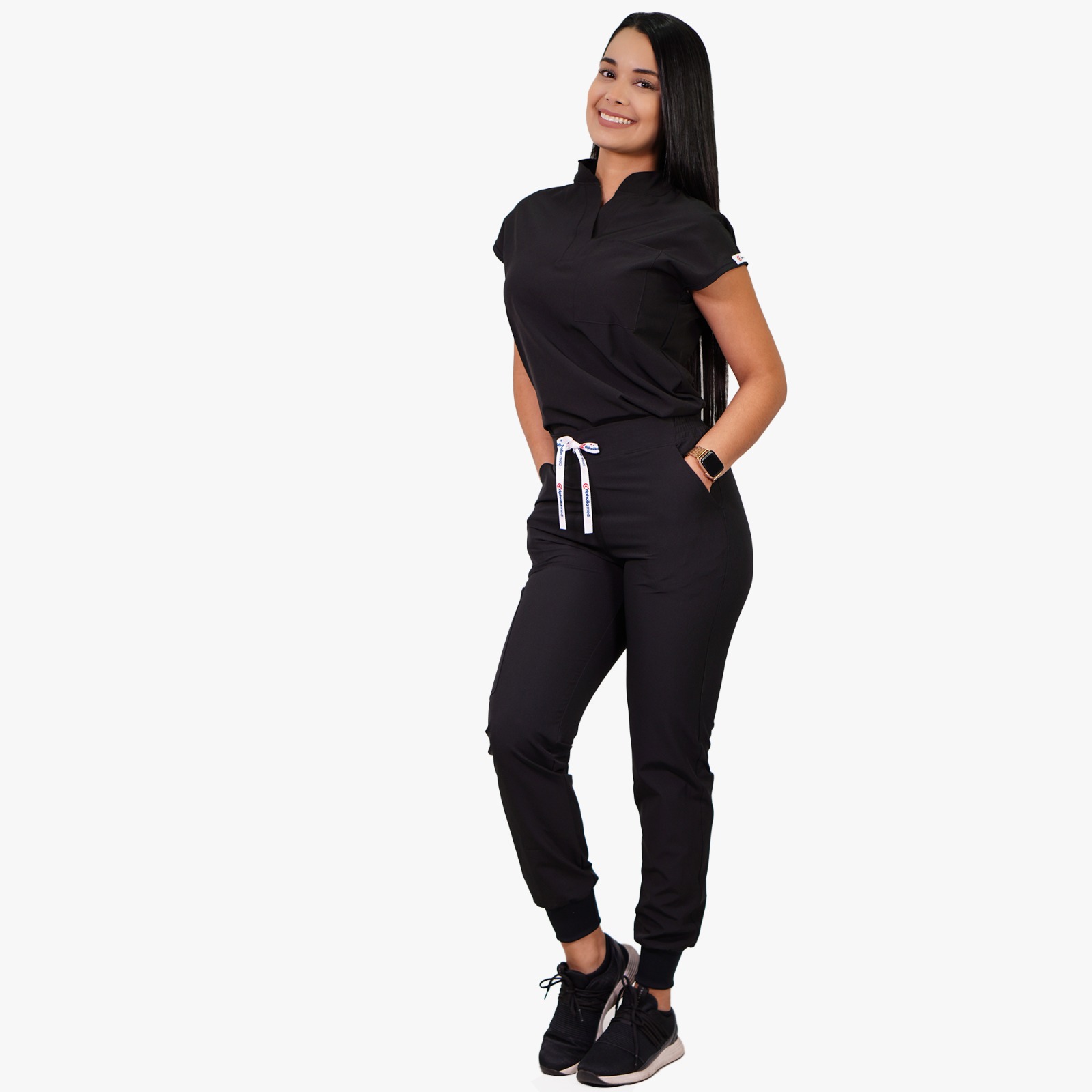 CONJUNTO ANTIFLUIDOS AMAPOLA CON JOGGER NEGRO