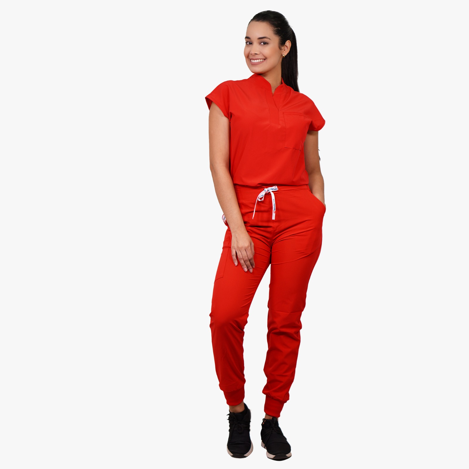 CONJUNTO ANTIFLUIDOS AMAPOLA CON JOGGER ROJO