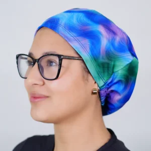 GORRO CLINICO. AZUL REY ESTAMPADO. ART. 400-68