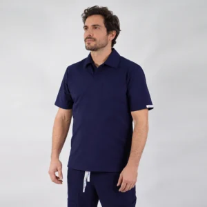 DELANTAL HOMBRE ANTIFLUIDOS - AZUL MARINO - ART. AMADOR-1