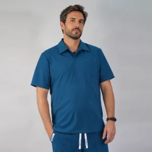 DELANTAL HOMBRE ANTIFLUIDOS - VERDE PETRÓLEO - ART. AMADOR-9